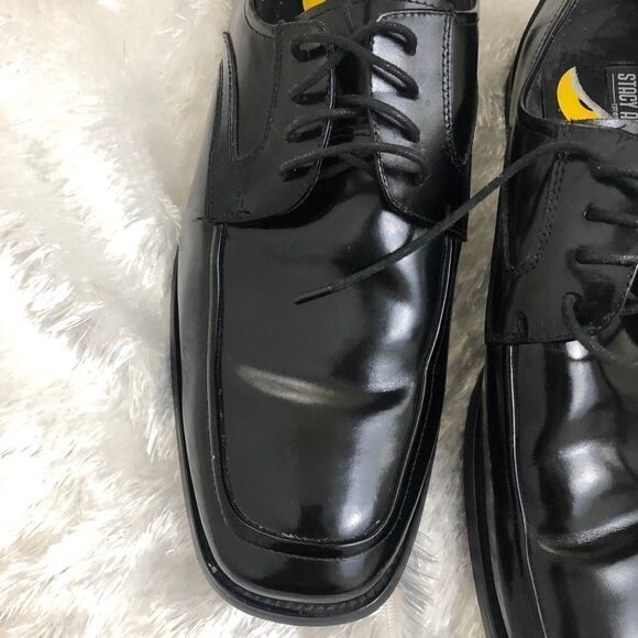 Stacy Adams Forrest Moc toe Lace up black shoes 13 main image 4